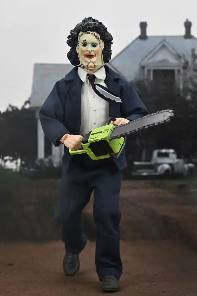 Texas Chainsaw Massacre Clothed Action Figura Leatherface (Pretty Woman Mask) 50. výročie 20 cm termékfotó