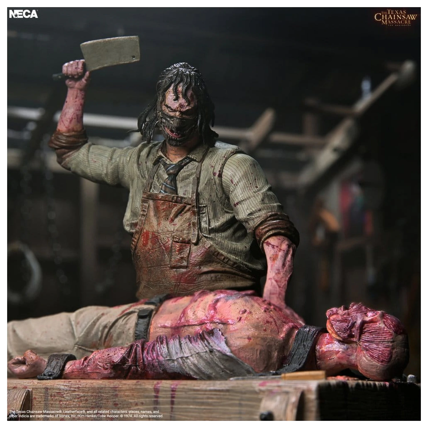 Texas Chainsaw Massacre: The Beginning Diorama akčná figúrka Leatherface Slaughterhouse dárčekové balenie 18 cm produktová fotografia