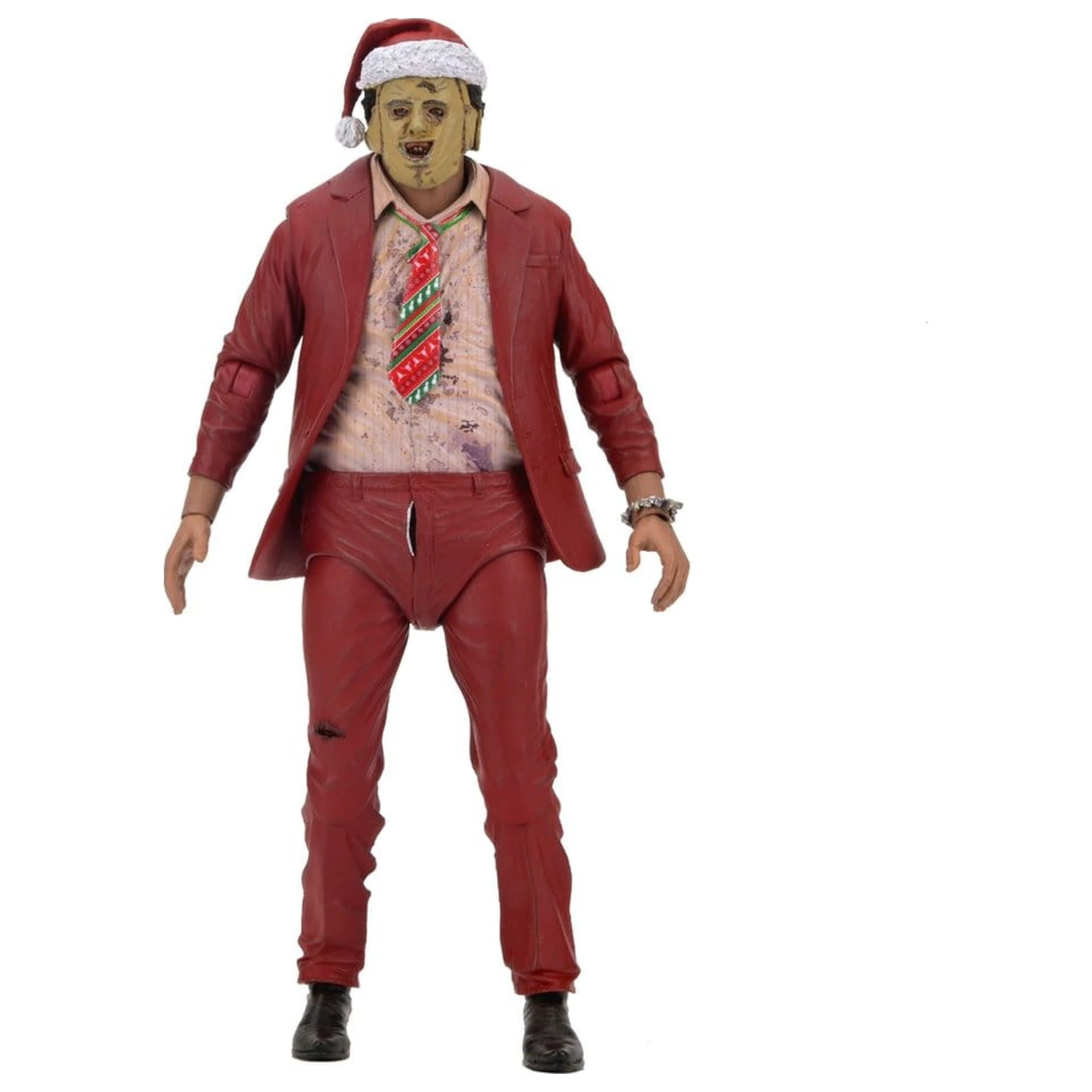 Texas Chainsaw Massacre Ultimate Action Figure Santa Leatherface 18 cm produktová fotografia