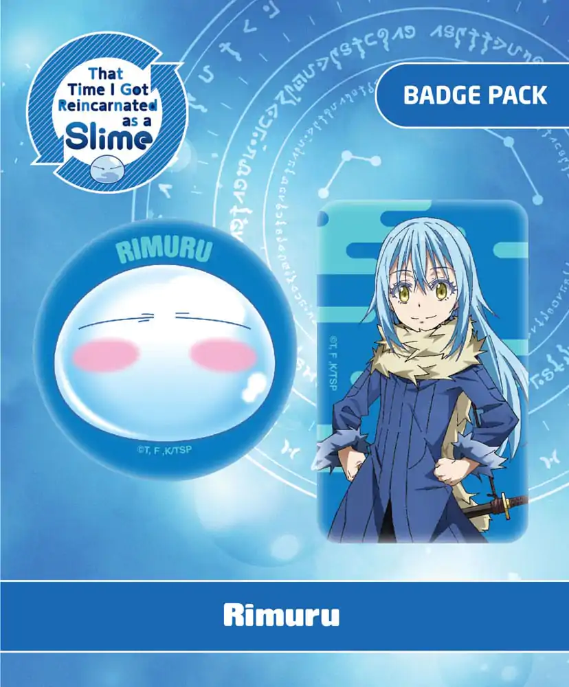 That Time I Got Reincarnated as a Slime Pin Badges 2-kusové balenie Rimuru termékfotó