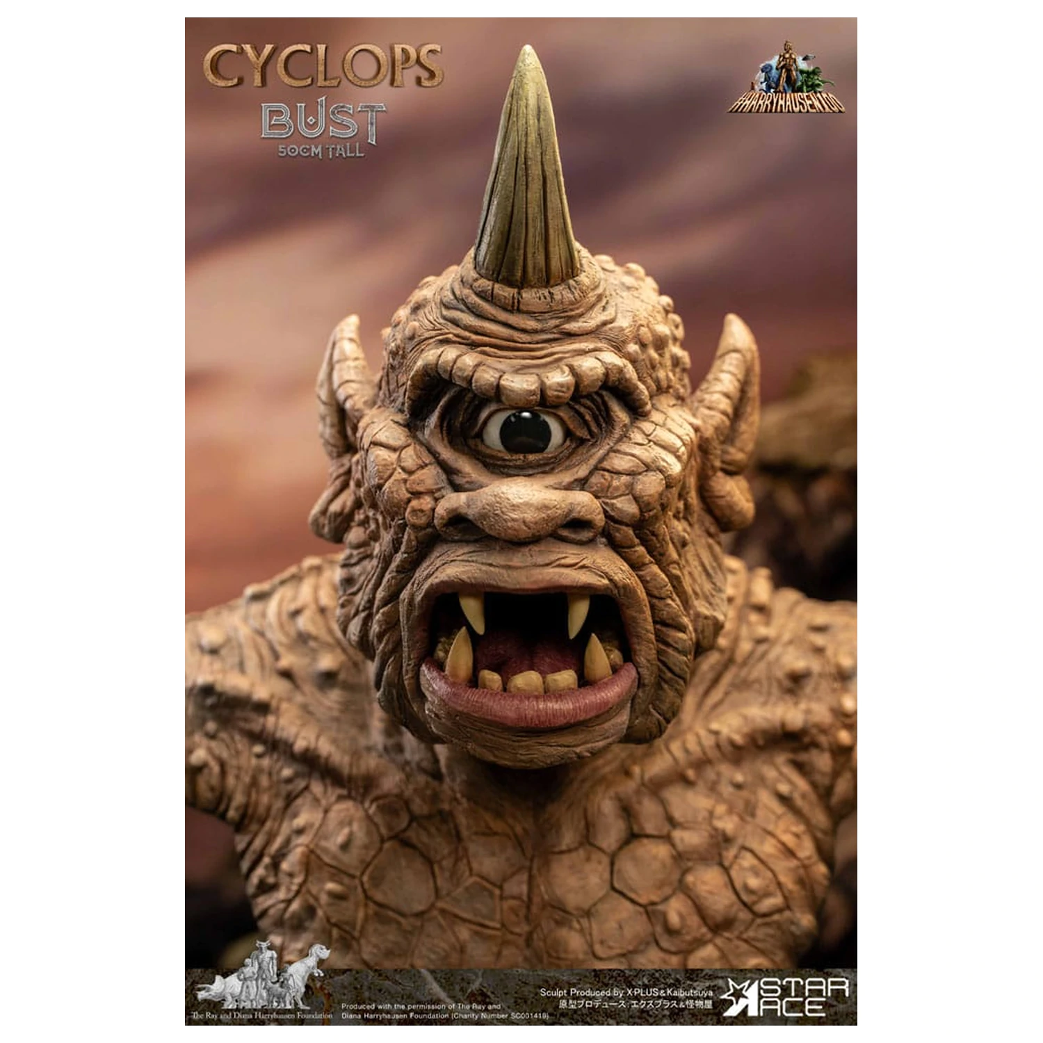 The 7th Voyage of Sinbad Bust Ray Harryhausen's Cyclops 50 cm produktová fotografia