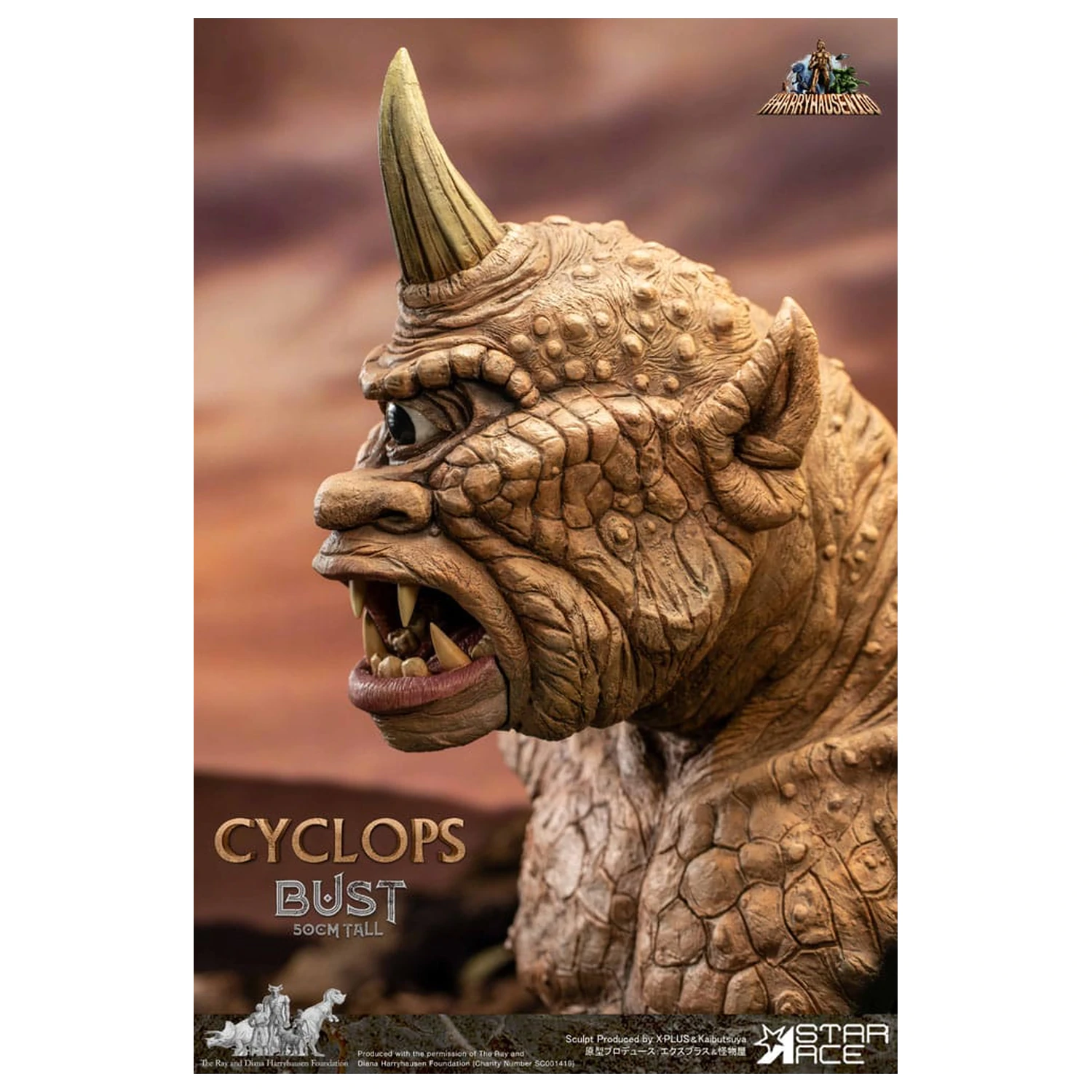The 7th Voyage of Sinbad Bust Ray Harryhausen's Cyclops 50 cm produktová fotografia