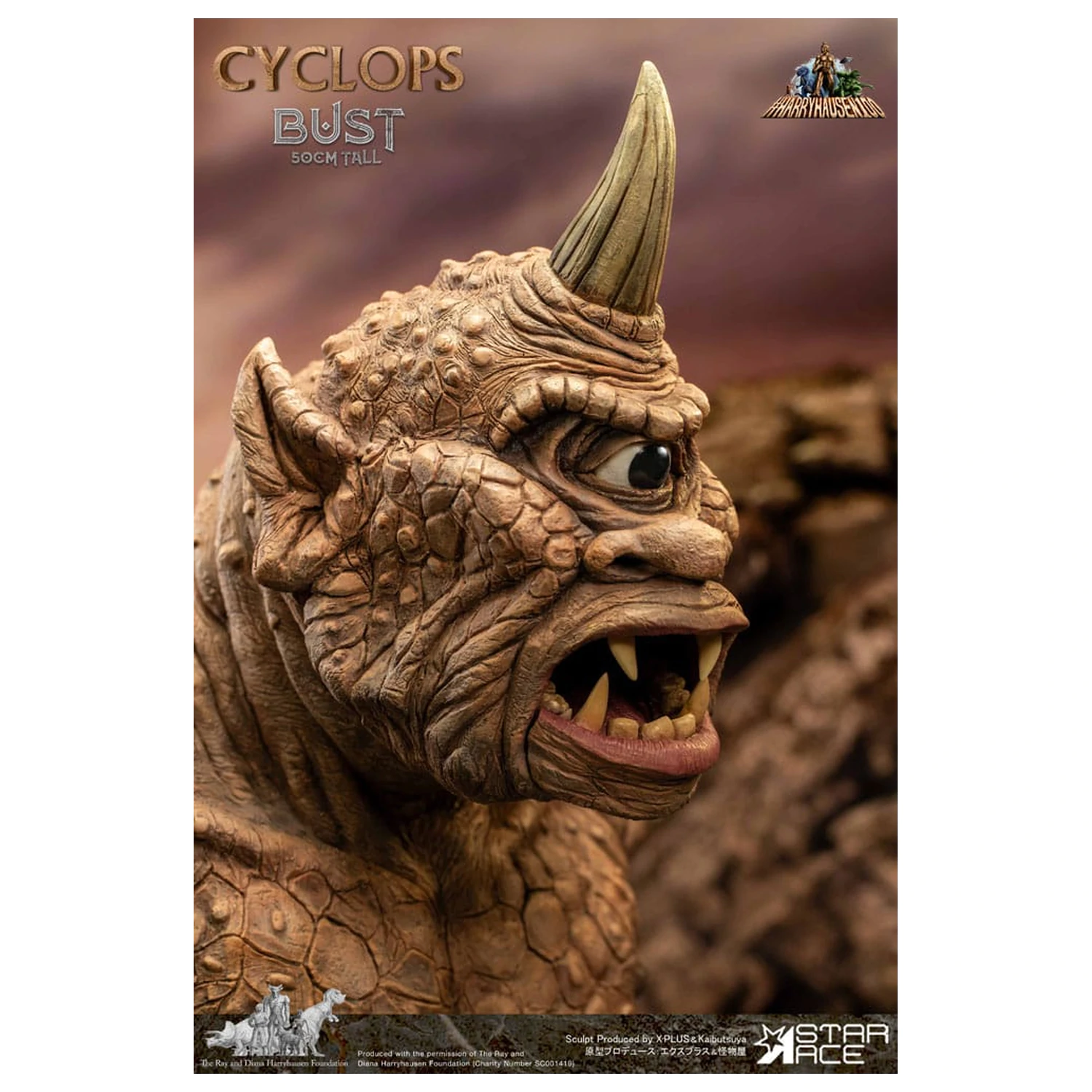 The 7th Voyage of Sinbad Bust Ray Harryhausen's Cyclops 50 cm produktová fotografia