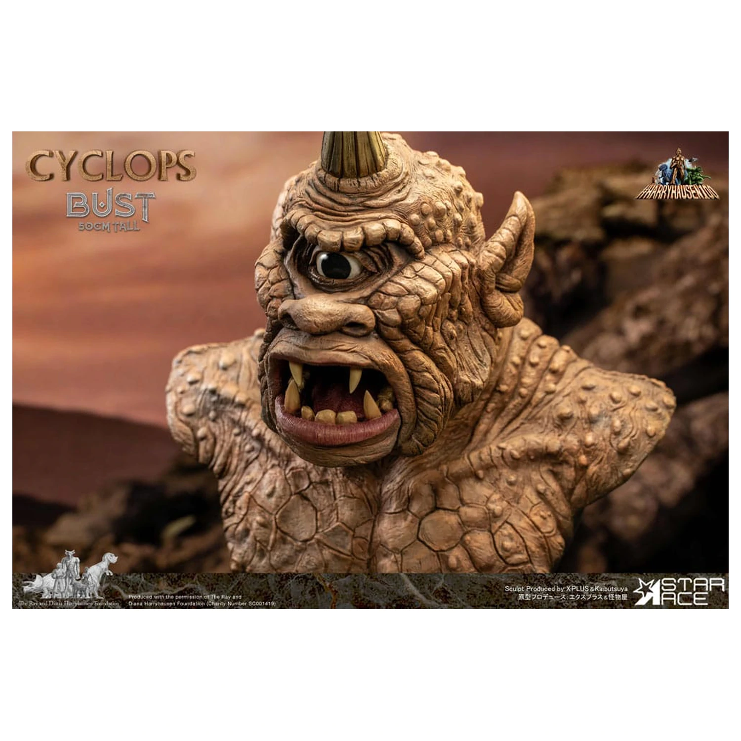The 7th Voyage of Sinbad Bust Ray Harryhausen's Cyclops 50 cm produktová fotografia