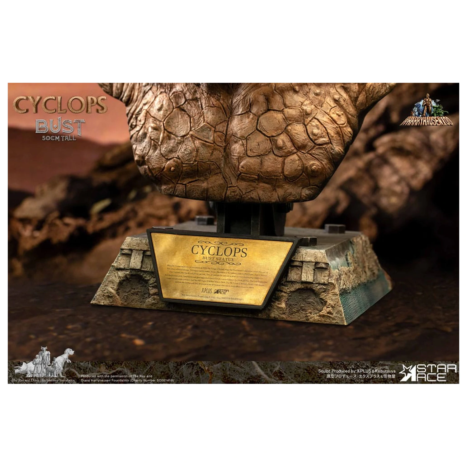 The 7th Voyage of Sinbad Bust Ray Harryhausen's Cyclops 50 cm produktová fotografia