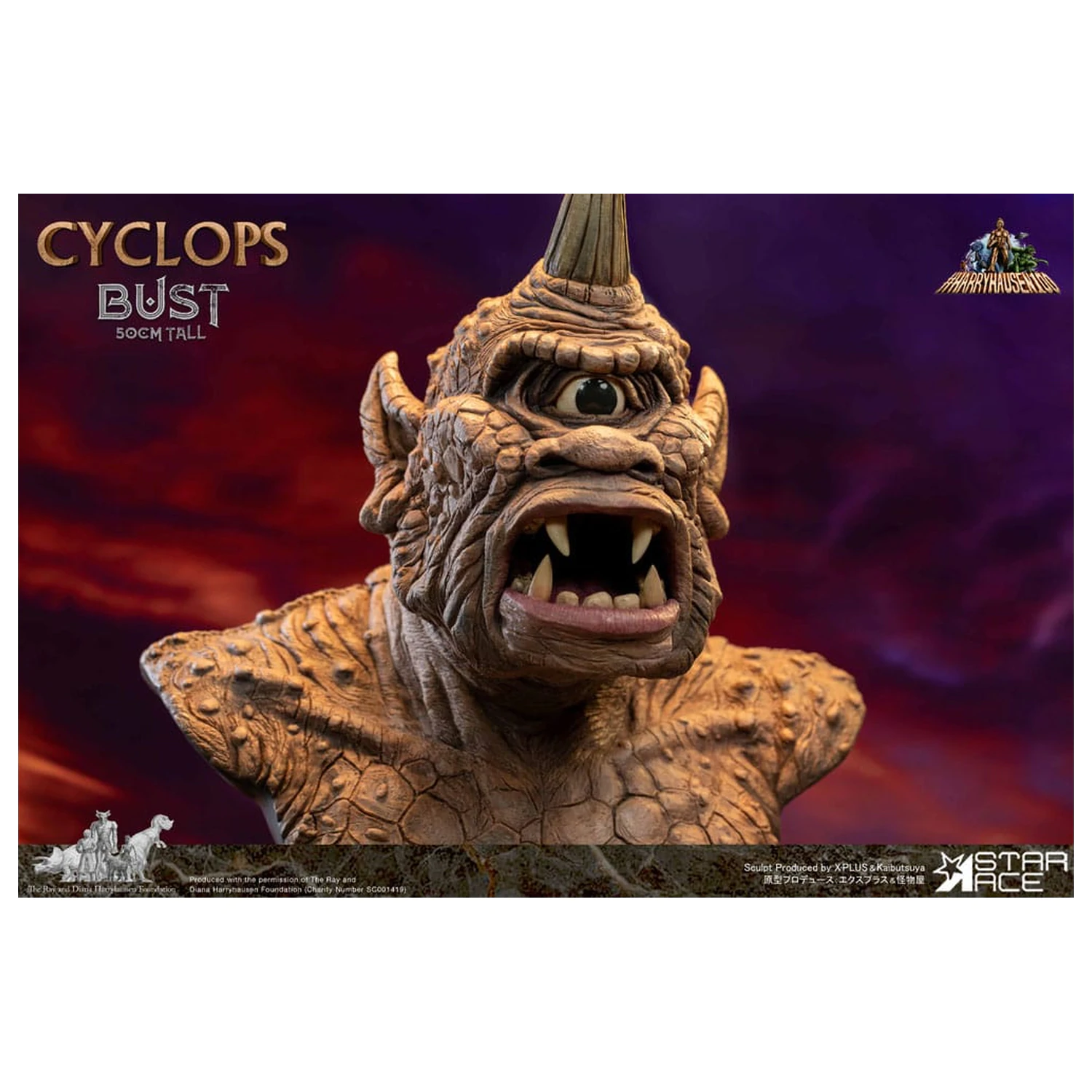 The 7th Voyage of Sinbad Bust Ray Harryhausen's Cyclops 50 cm produktová fotografia