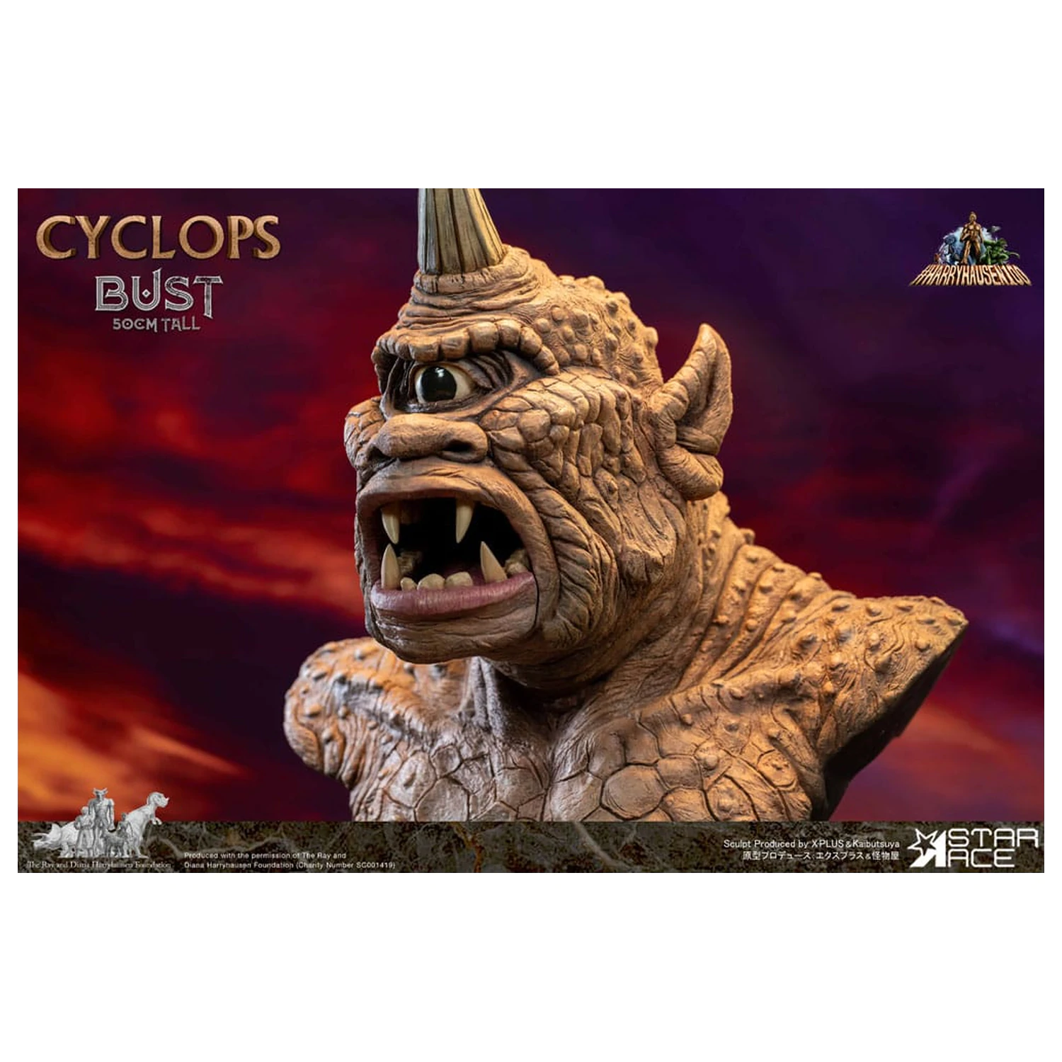 The 7th Voyage of Sinbad Bust Ray Harryhausen's Cyclops 50 cm produktová fotografia