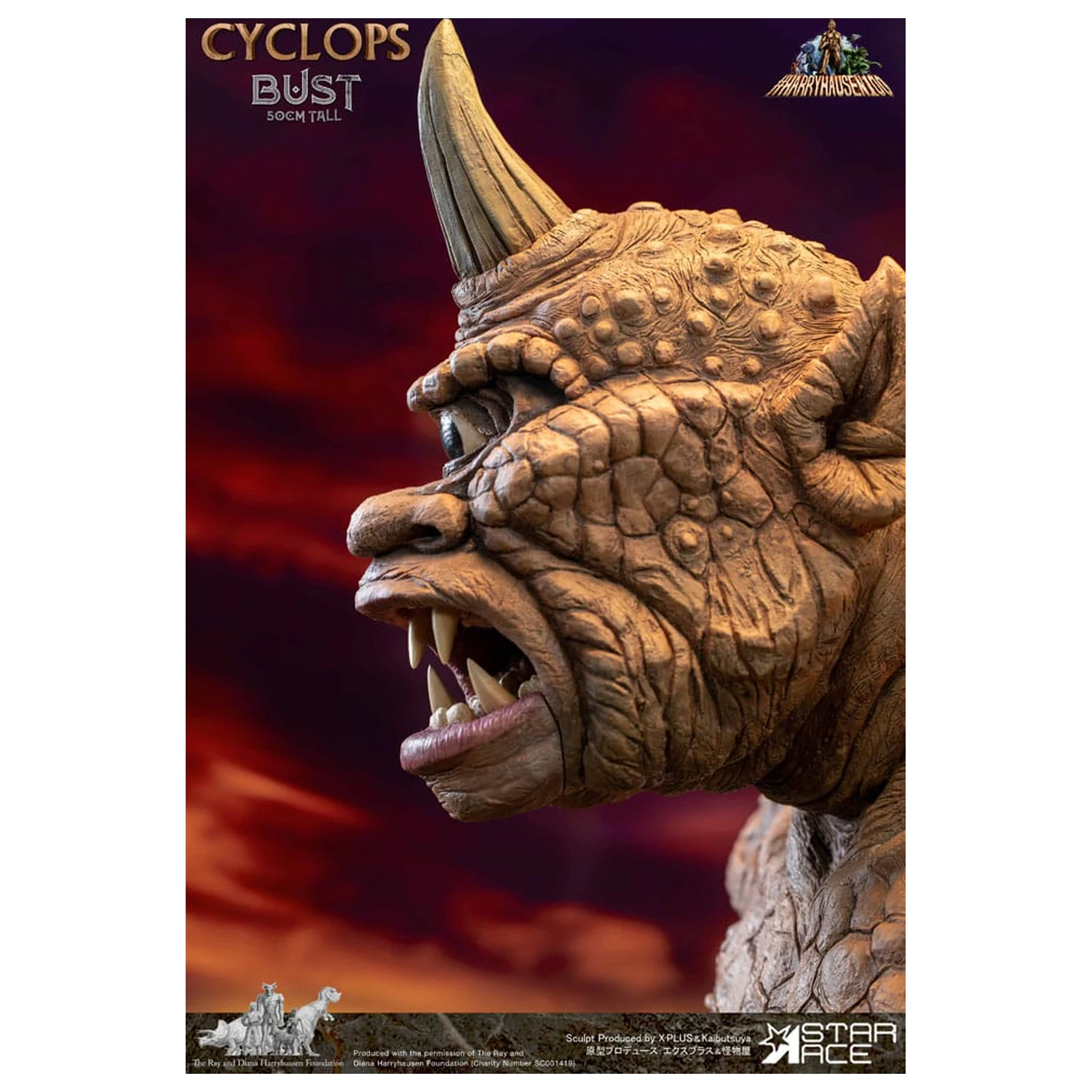 The 7th Voyage of Sinbad Bust Ray Harryhausen's Cyclops 50 cm produktová fotografia