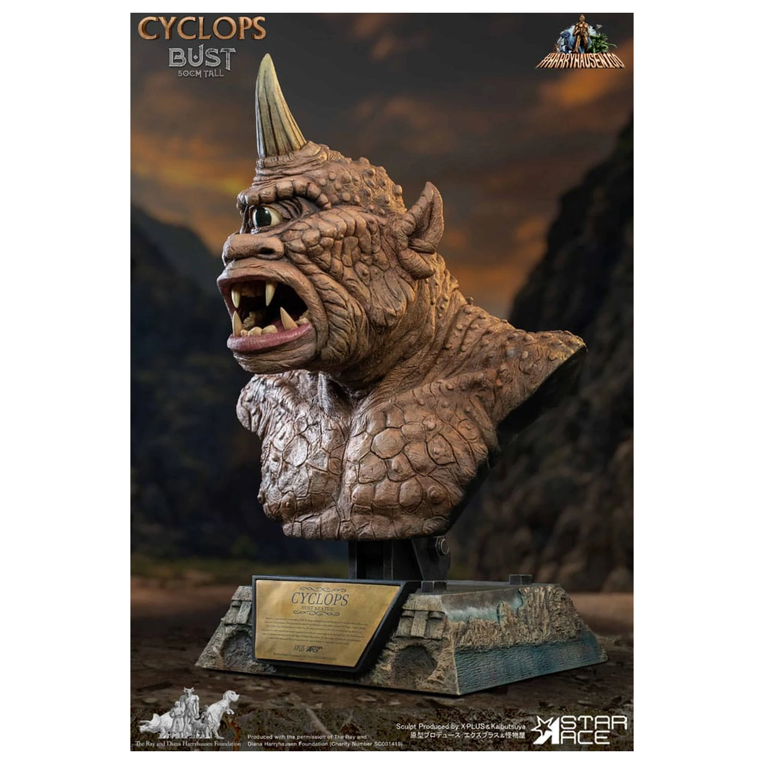 The 7th Voyage of Sinbad Bust Ray Harryhausen's Cyclops 50 cm produktová fotografia