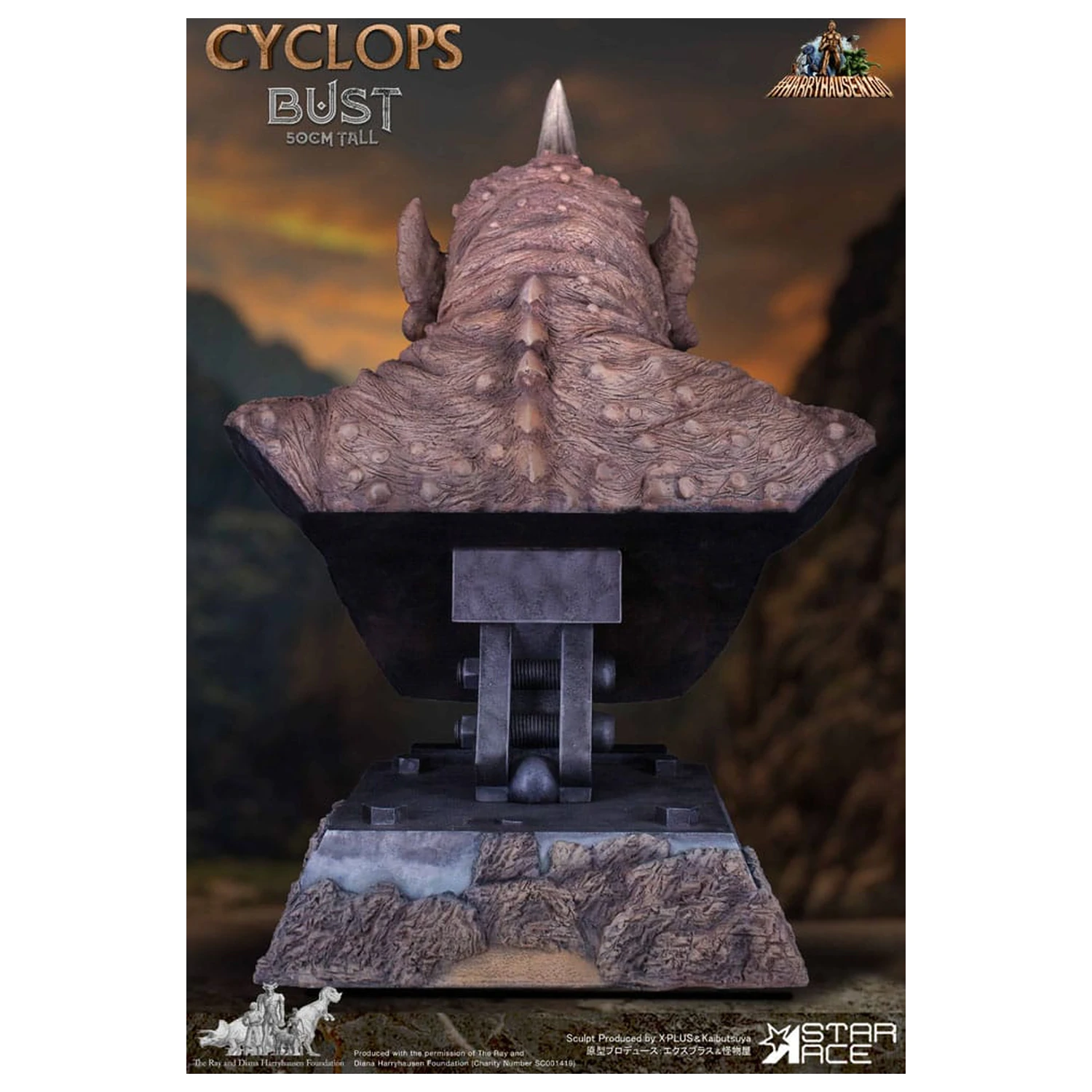 The 7th Voyage of Sinbad Bust Ray Harryhausen's Cyclops 50 cm produktová fotografia