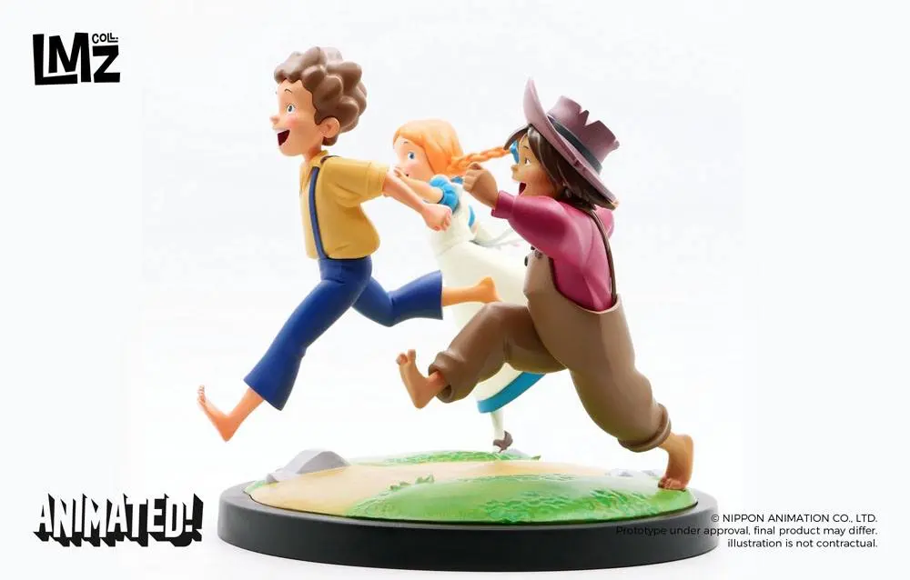 The Adventures of Tom Sawyer Animated! Socha Tom, Huck & Becky 23 cm produktová fotografia