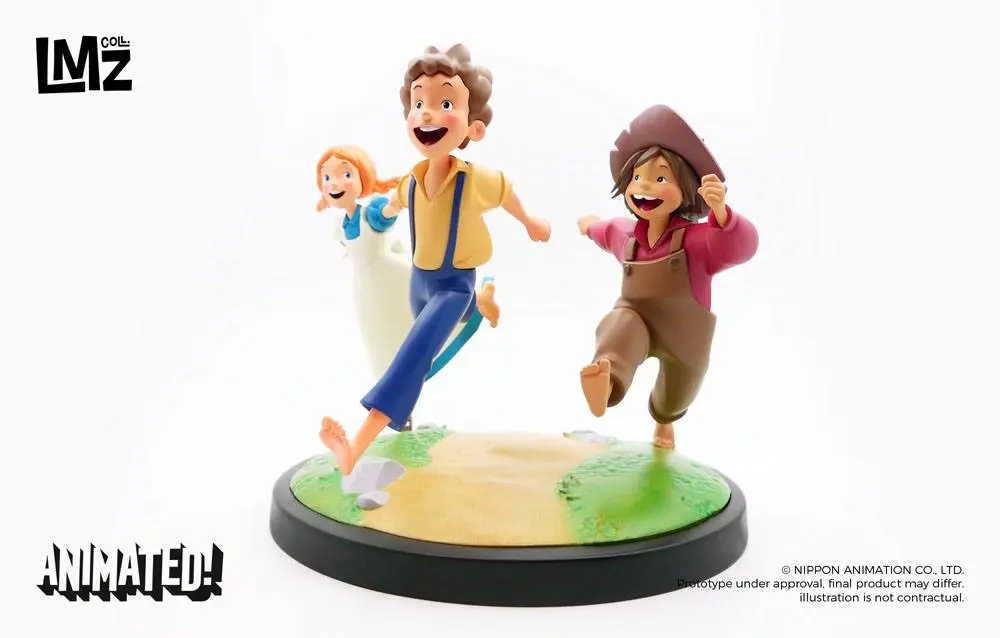 The Adventures of Tom Sawyer Animated! Socha Tom, Huck & Becky 23 cm produktová fotografia