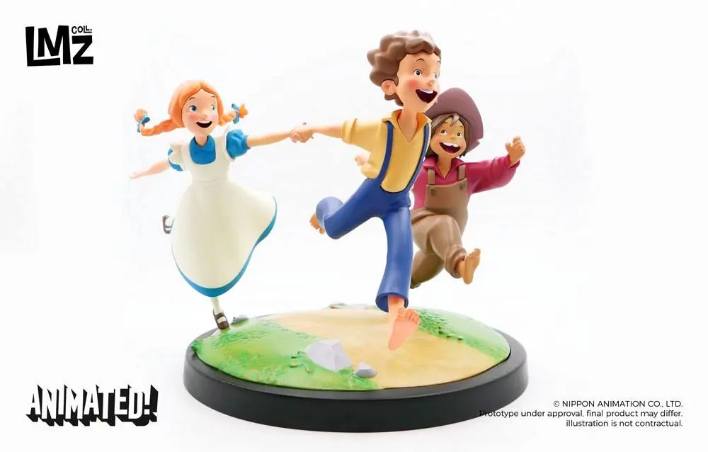 The Adventures of Tom Sawyer Animated! Socha Tom, Huck & Becky 23 cm produktová fotografia