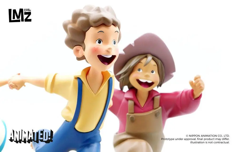 The Adventures of Tom Sawyer Animated! Socha Tom, Huck & Becky 23 cm produktová fotografia