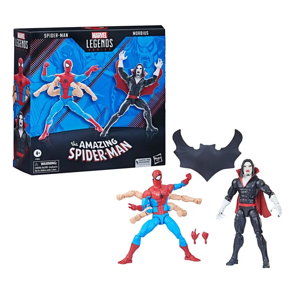 The Amazing Spider-Man Marvel Legends Akčná figúrka 2-Pack Spider-Man & Morbius 15 cm produktová fotografia