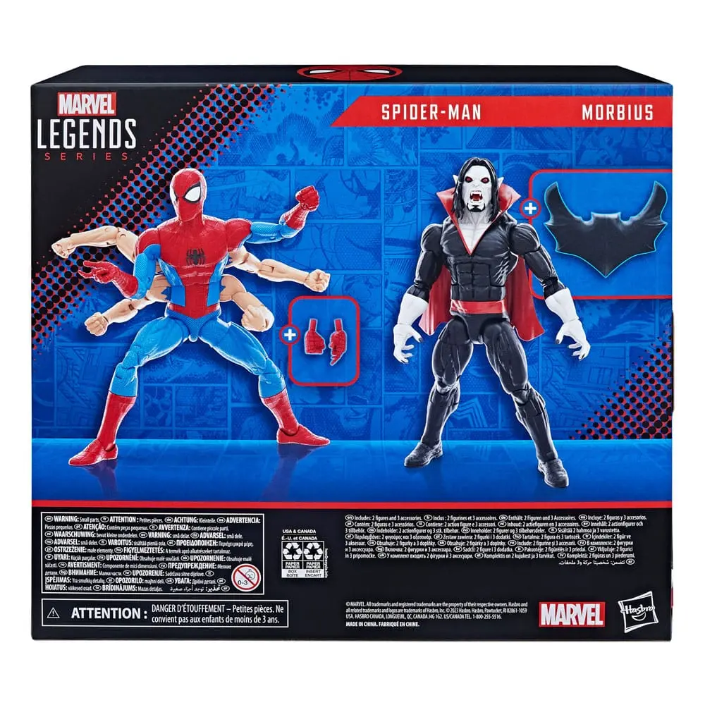 The Amazing Spider-Man Marvel Legends Akčná figúrka 2-Pack Spider-Man & Morbius 15 cm produktová fotografia