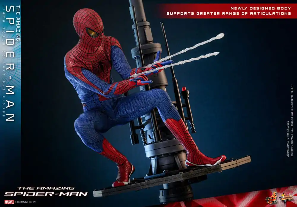 The Amazing Spider-Man Movie Masterpiece Akčná figúrka 1/6 Spider-Man 30 cm termékfotó