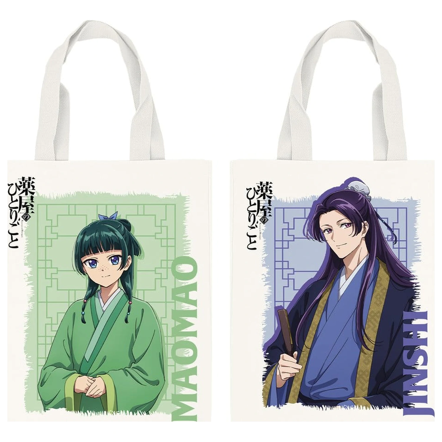 The Apothecary Diaries Tote Bag Maomao & Jinshi 35 x 43 cm produktová fotografia