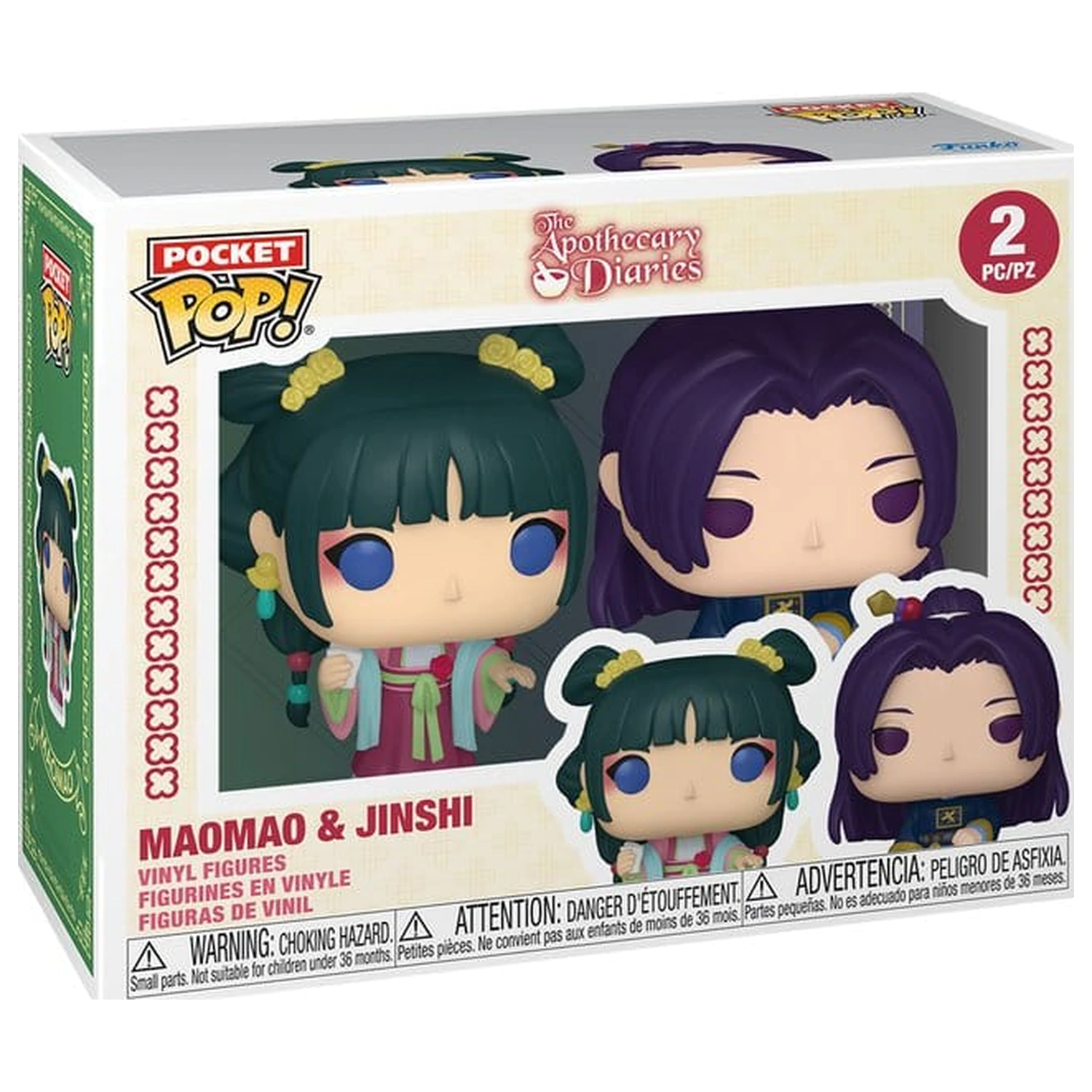 The Apothecary Diaries Pocket Funko POP! figúrky 2-Pack Maomao & Jinshi 4 cm produktová fotografia
