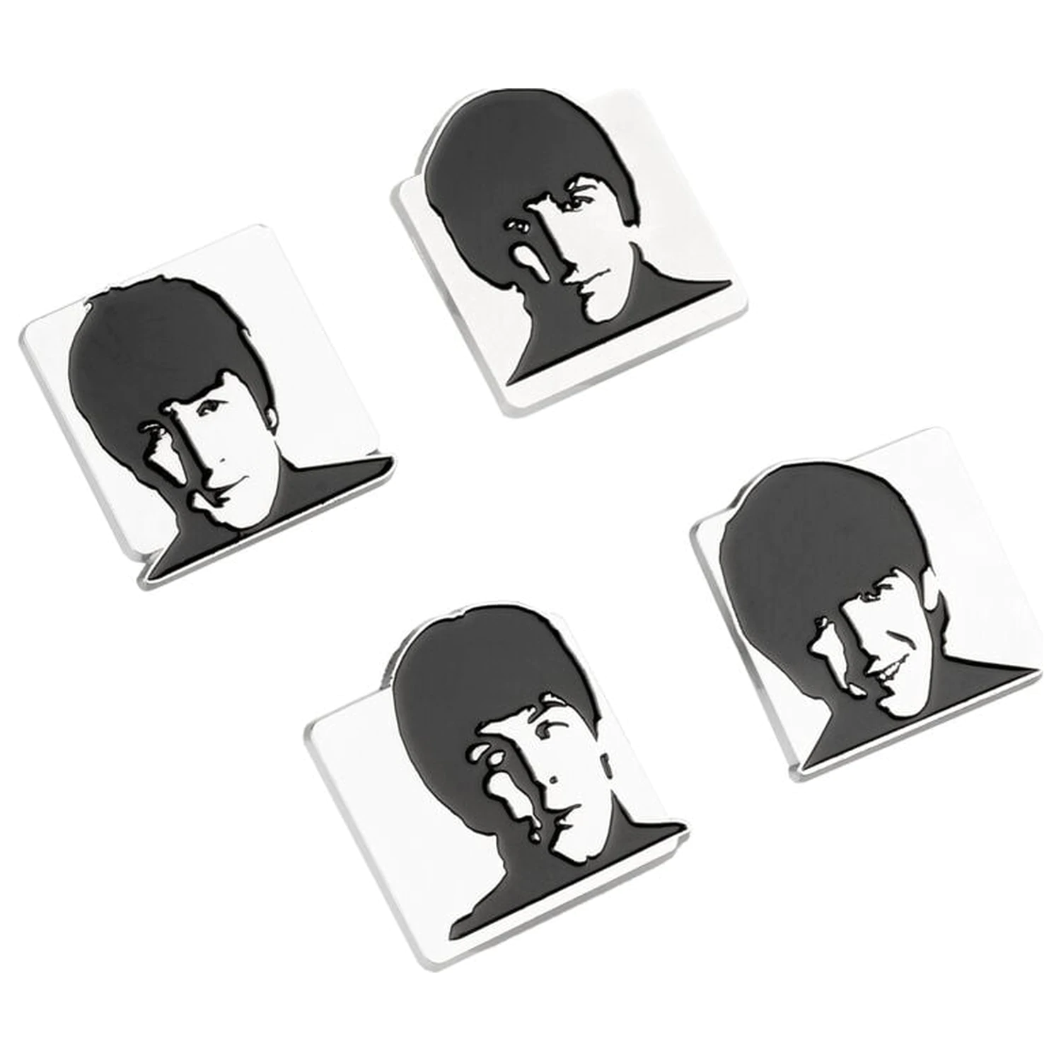 The Beatles sada 4 špendlíkov produktová fotografia