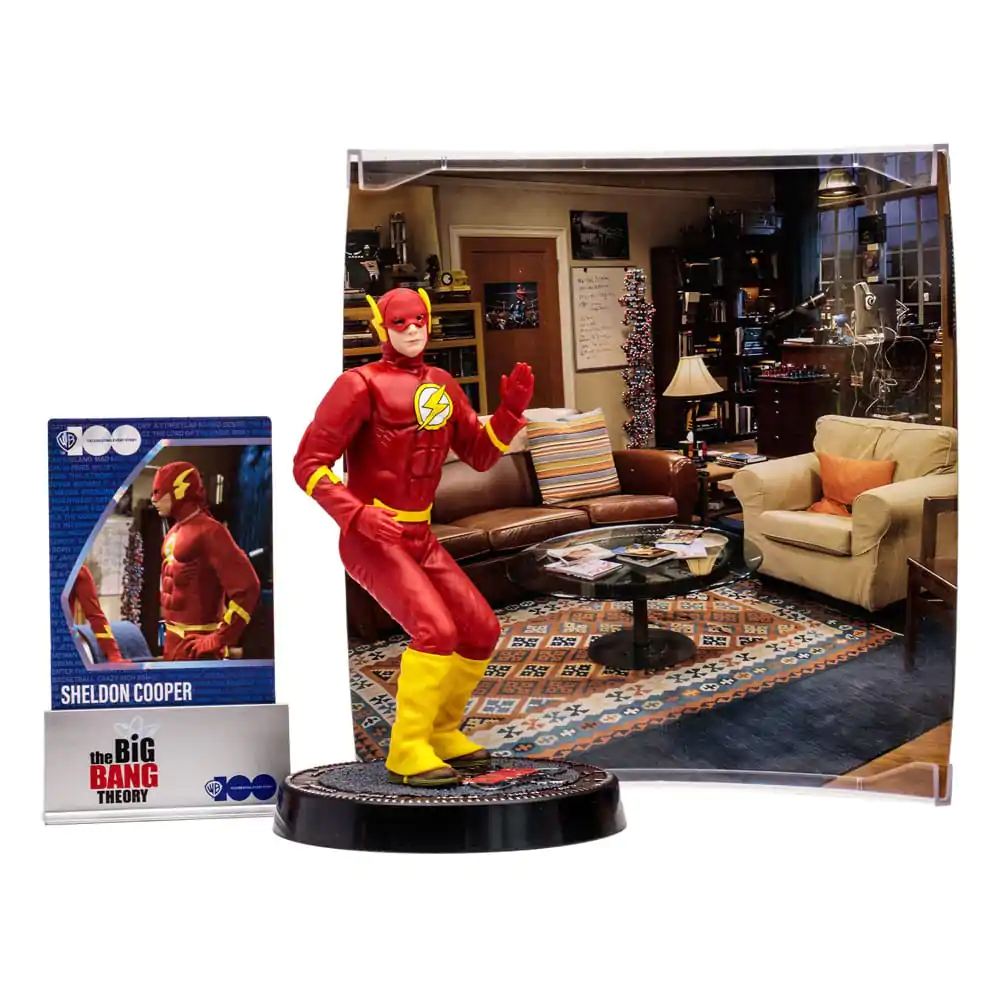 The Big Bang Theory Movie Maniacs Figúrka Sheldon Cooper ako The Flash 15 cm produktová fotografia