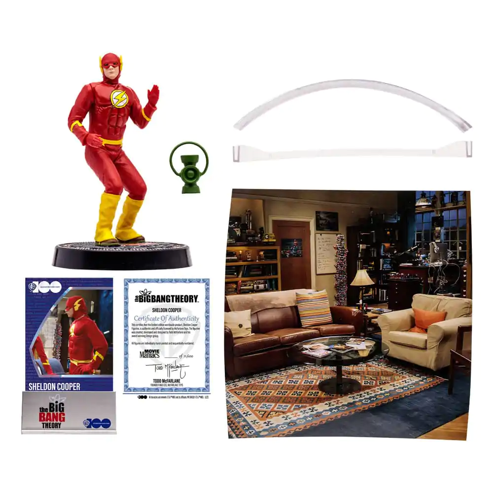 The Big Bang Theory Movie Maniacs Figúrka Sheldon Cooper ako The Flash 15 cm produktová fotografia