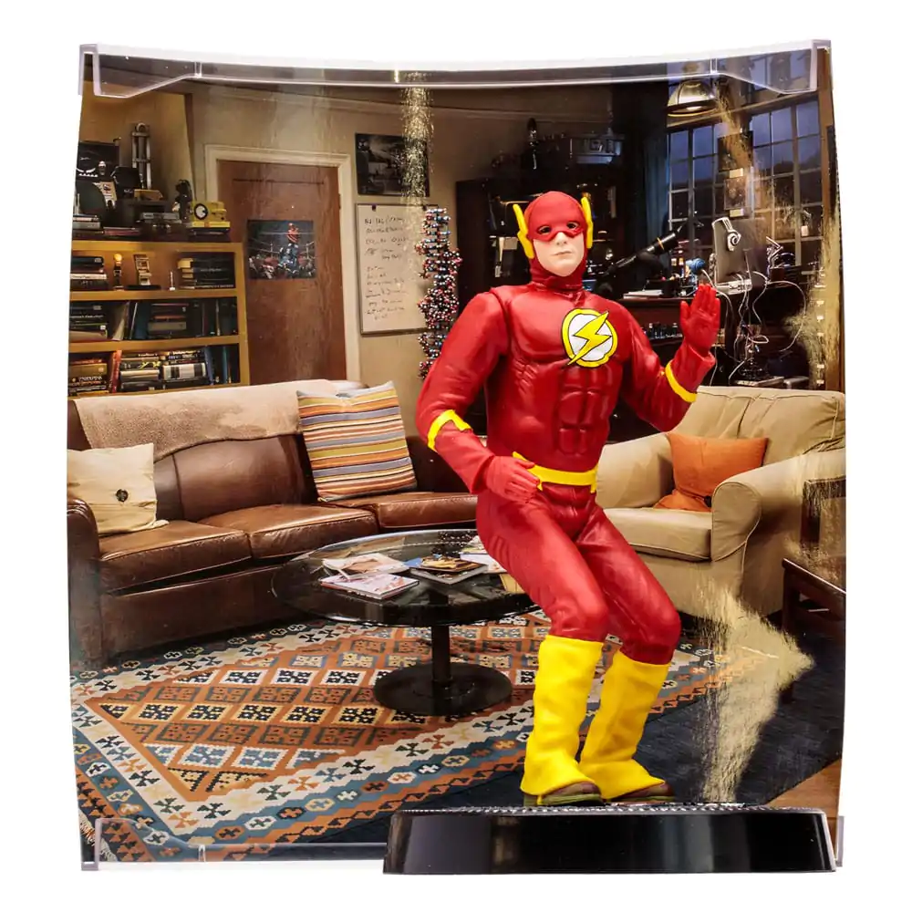 The Big Bang Theory Movie Maniacs Figúrka Sheldon Cooper ako The Flash 15 cm produktová fotografia
