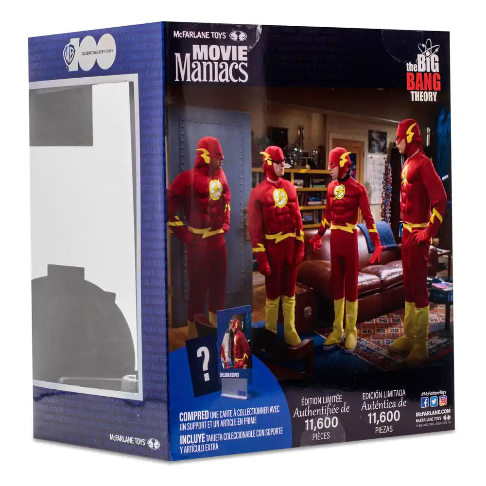 The Big Bang Theory Movie Maniacs Figúrka Sheldon Cooper ako The Flash 15 cm produktová fotografia