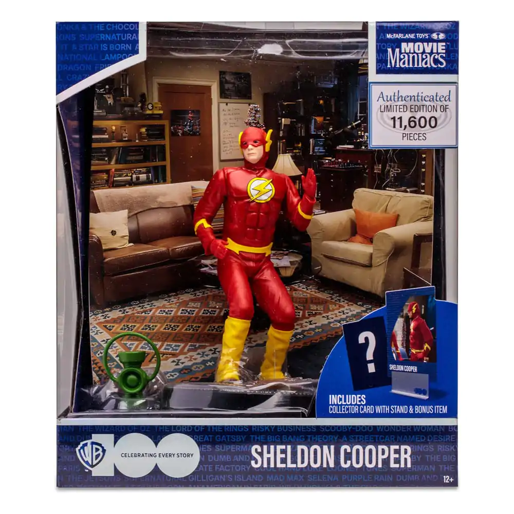 The Big Bang Theory Movie Maniacs Figúrka Sheldon Cooper ako The Flash 15 cm produktová fotografia