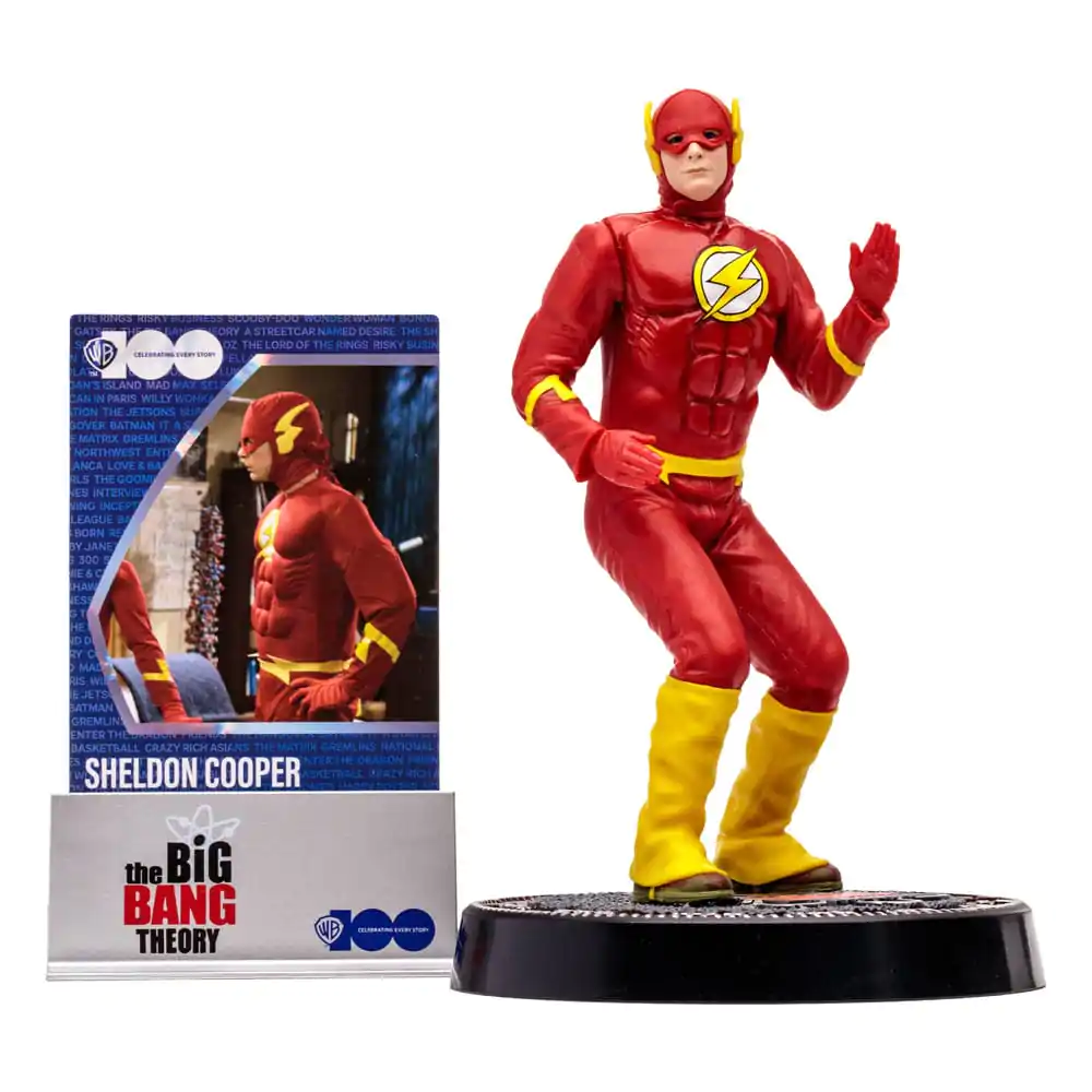 The Big Bang Theory Movie Maniacs Figúrka Sheldon Cooper ako The Flash 15 cm produktová fotografia