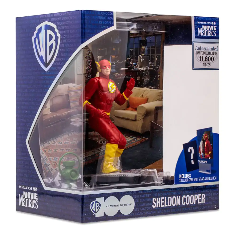 The Big Bang Theory Movie Maniacs Figúrka Sheldon Cooper ako The Flash 15 cm produktová fotografia