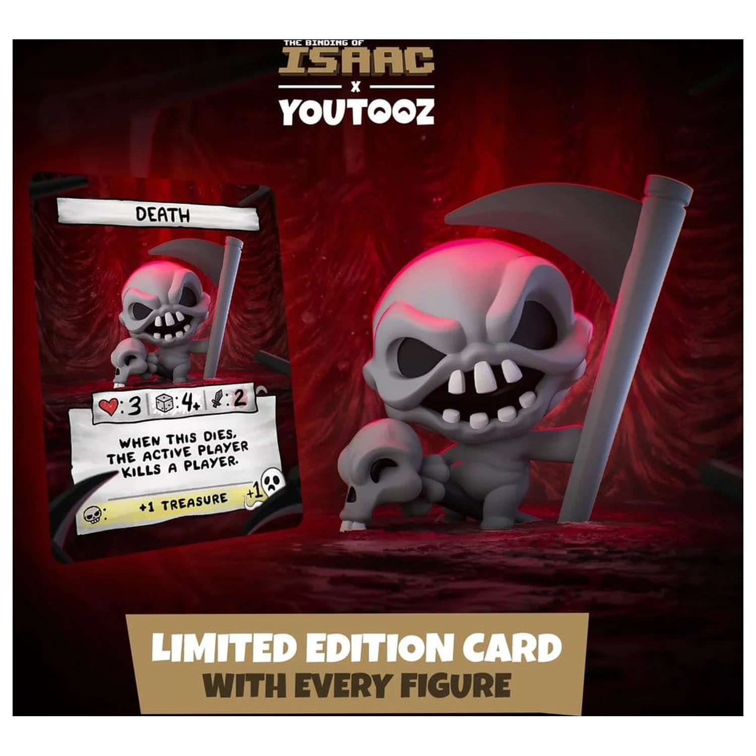 The Binding of Isaac vinylová figúrka Death 8 cm produktová fotografia