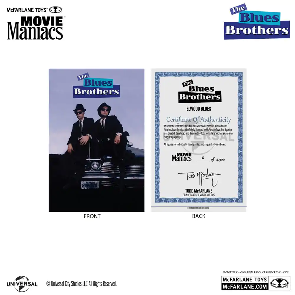 The Blues Brothers Movie Maniacs Jake & Elwood Blues (Gold Label) PVC soška 2-balenie 15 cm termékfotó