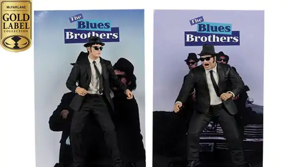 The Blues Brothers Movie Maniacs Jake & Elwood Blues (Gold Label) PVC soška 2-balenie 15 cm termékfotó