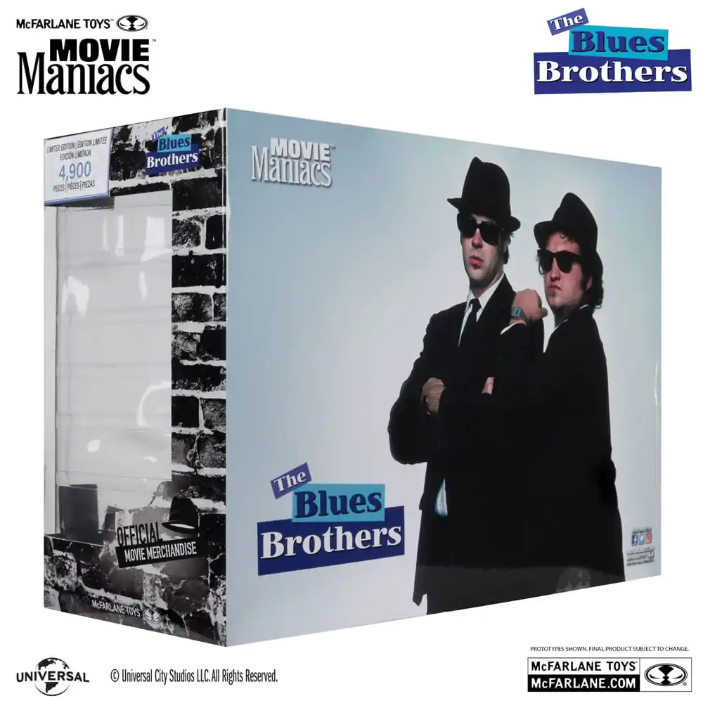 The Blues Brothers Movie Maniacs Jake & Elwood Blues (Gold Label) PVC soška 2-balenie 15 cm termékfotó