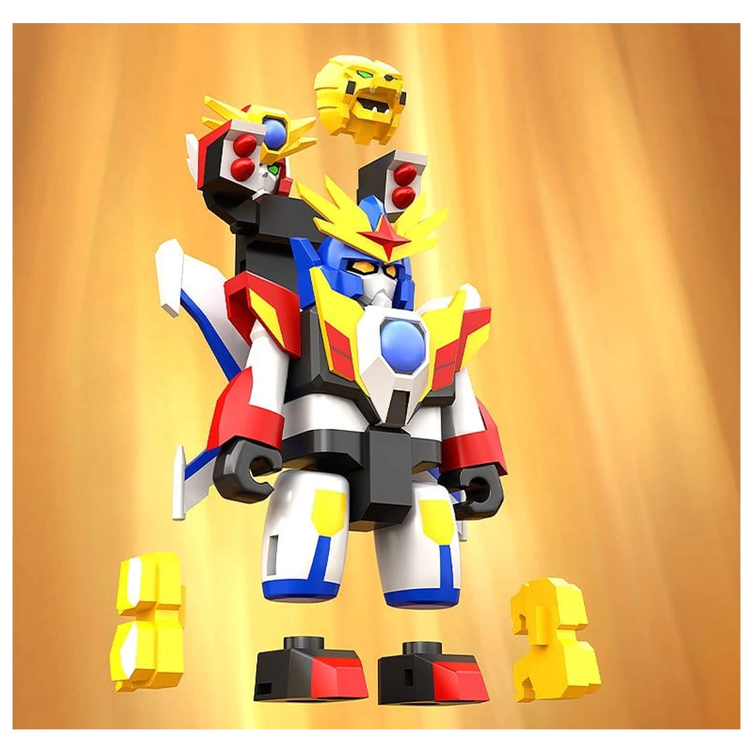 The Brave Fighter of Legend Da-Garn Brickroid Action Figure Ga-Orn (Animal Mode) 2 cm produktová fotografia