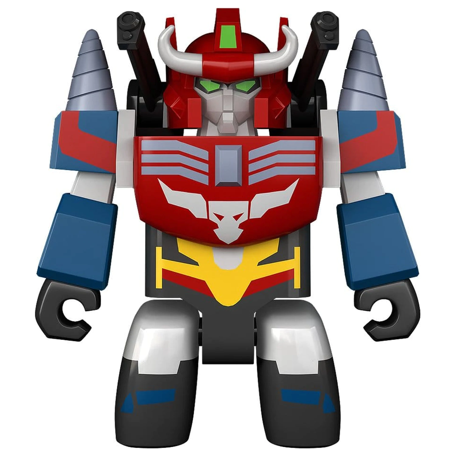 The Brave Fighter of Legend Da-Garn Brickroid Action Figure Land Bison 5 cm produktová fotografia