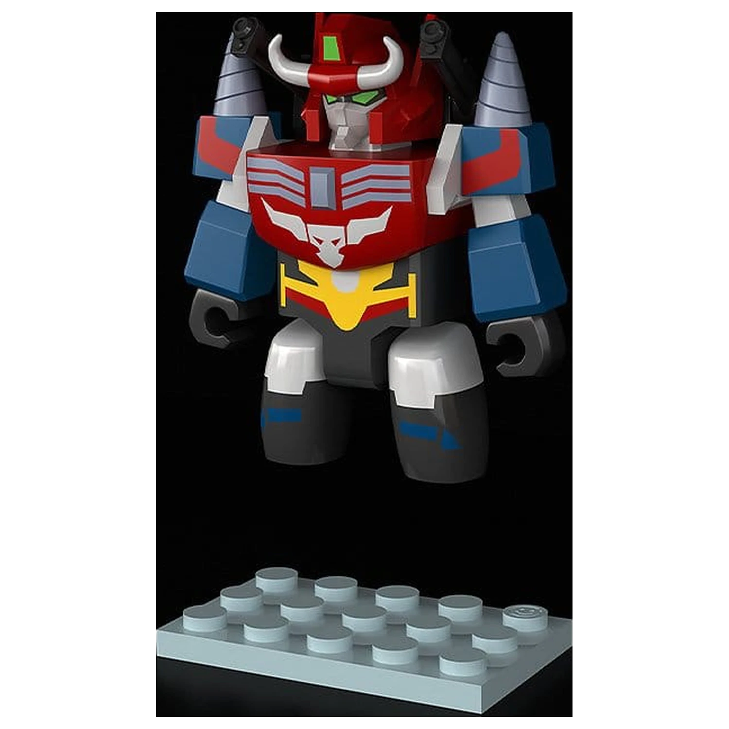 The Brave Fighter of Legend Da-Garn Brickroid Action Figure Land Bison 5 cm produktová fotografia