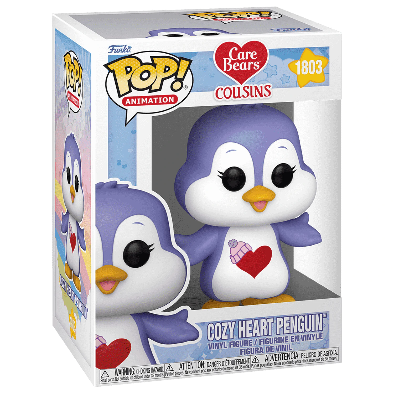 The Care Bears Funko POP! Animation Vinylová figúrka Cozy Heart Penguin 9 cm produktová fotografia