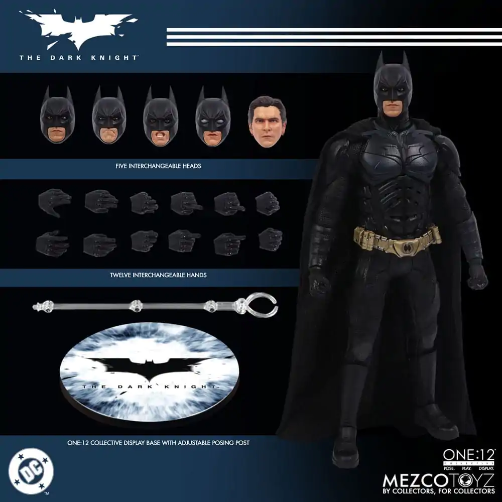 The Dark Knight akčná figúrka 1/12 Batman 17 cm produktová fotografia