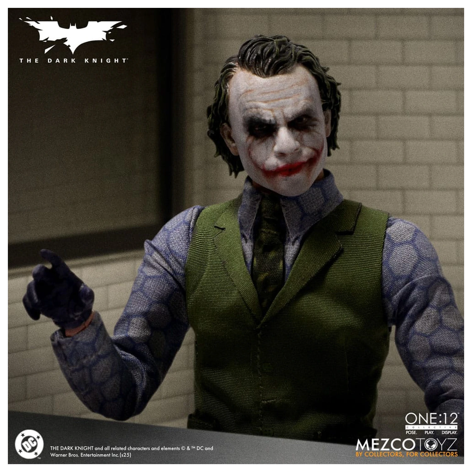 The Dark Knight akčná figúrka 1/12 Joker 17 cm produktová fotografia
