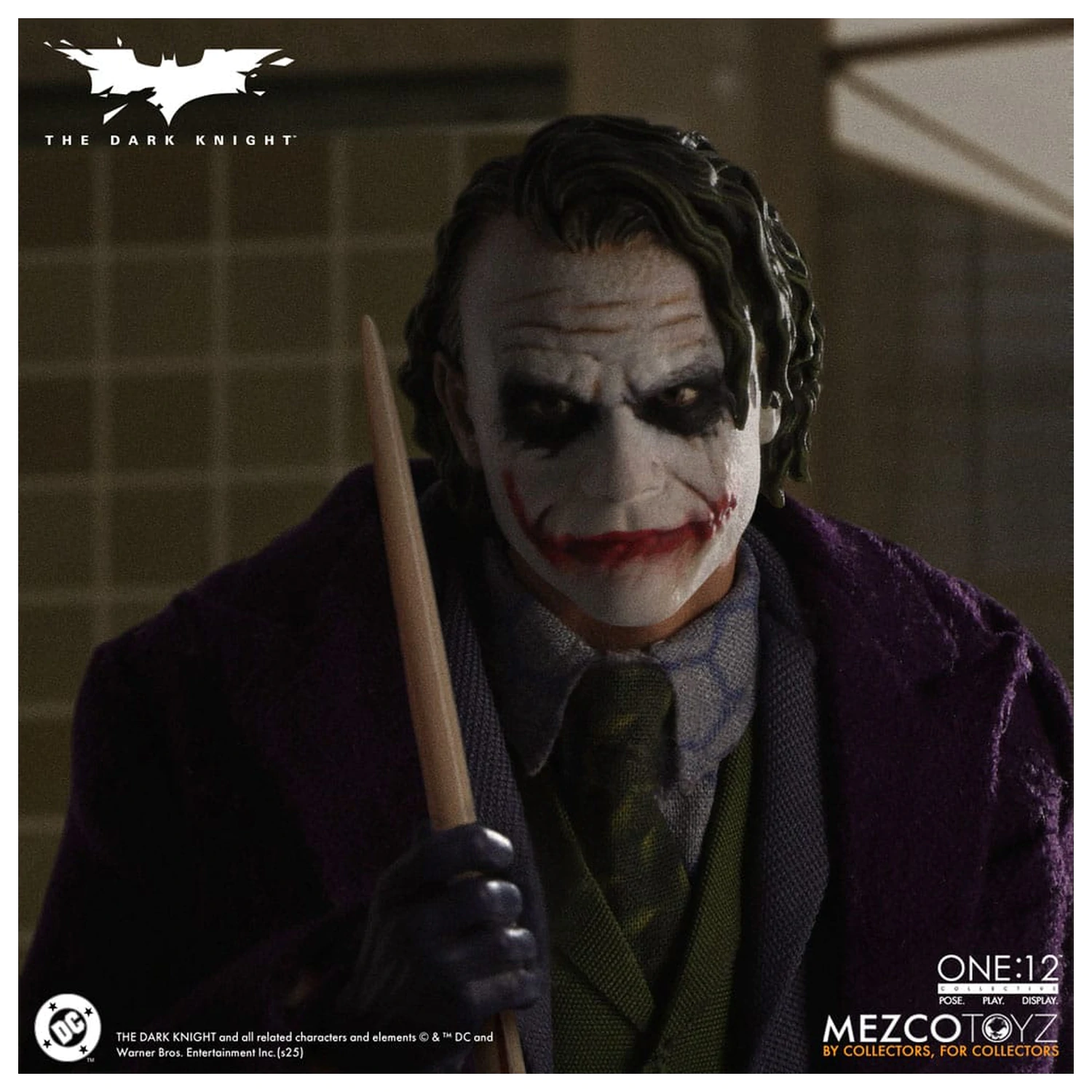 The Dark Knight akčná figúrka 1/12 Joker 17 cm produktová fotografia