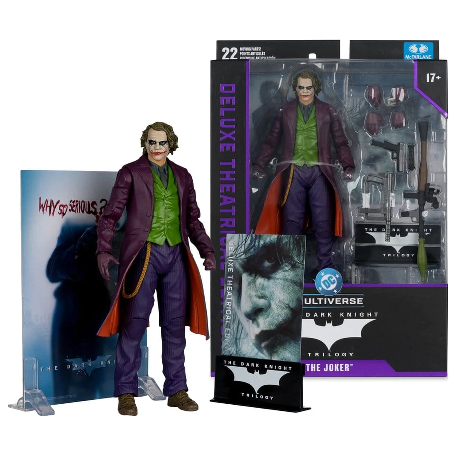 The Dark Knight DC Multiverse Deluxe Theatrical Edition Akčná figúrka Joker 18 cm produktová fotografia