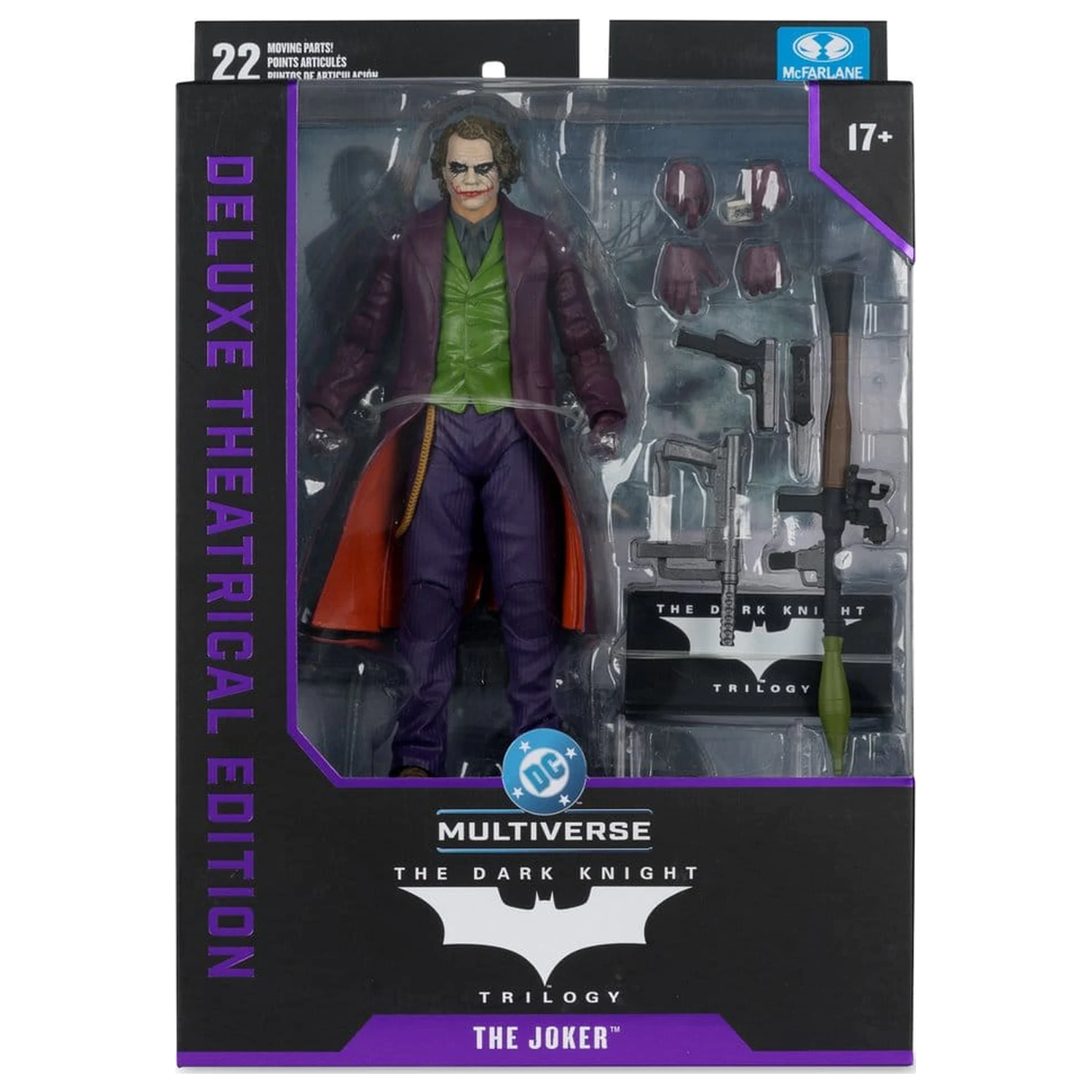The Dark Knight DC Multiverse Deluxe Theatrical Edition Akčná figúrka Joker 18 cm produktová fotografia