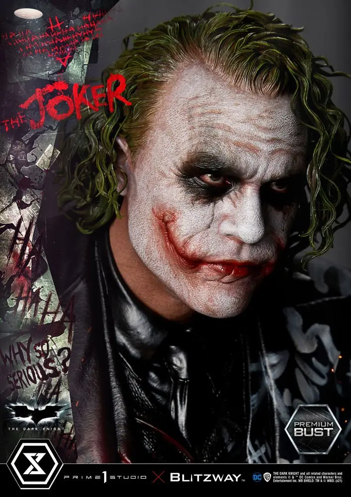 The Dark Knight Premium Busta The Joker 26 cm produktová fotografia