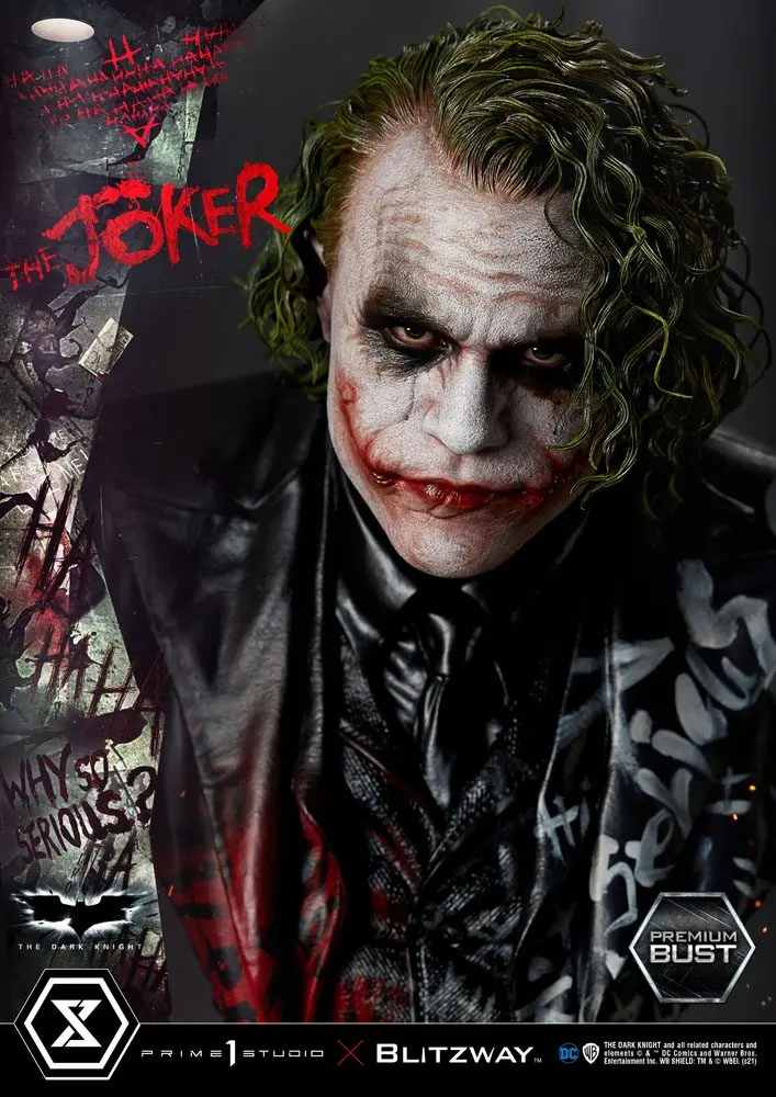 The Dark Knight Premium Busta The Joker 26 cm produktová fotografia