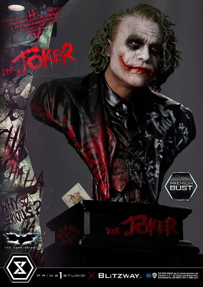 The Dark Knight Premium Busta The Joker 26 cm produktová fotografia