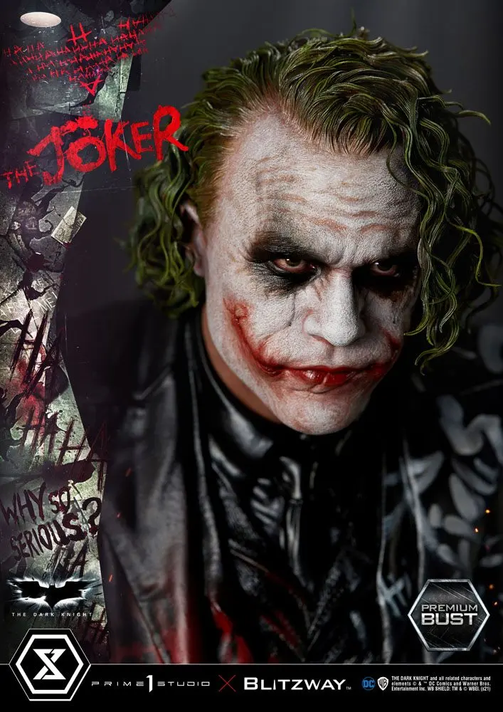 The Dark Knight Premium Busta The Joker 26 cm produktová fotografia