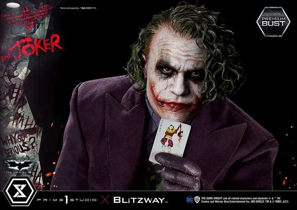 The Dark Knight Premium Busta The Joker 26 cm produktová fotografia