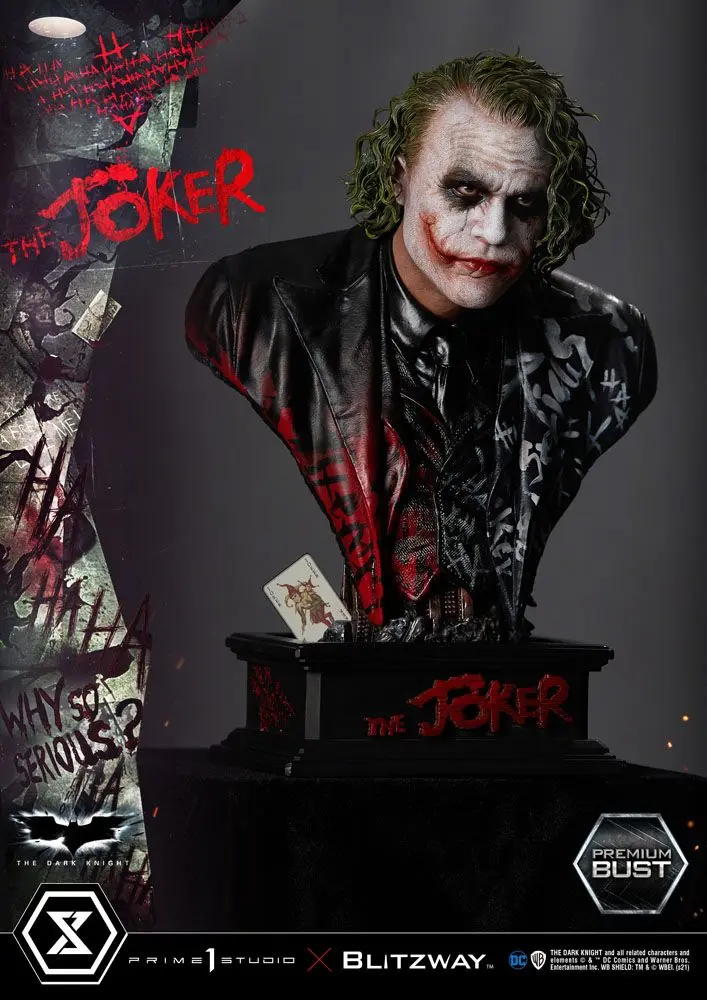 The Dark Knight Premium Busta The Joker 26 cm produktová fotografia